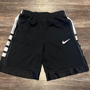 Nike Youth Black and White Elite Shorts